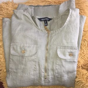 Ellen Tracy Quarter Zip Tunic